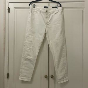 Banana Republic White Skinny Jeans